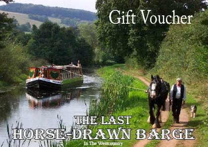 Tiverton Canal Gift Voucher EXAMPLE
